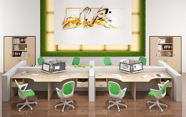 Набор мебели в офис SIMPLE с эргономичными столами и тумбами в Орле - изображение 6